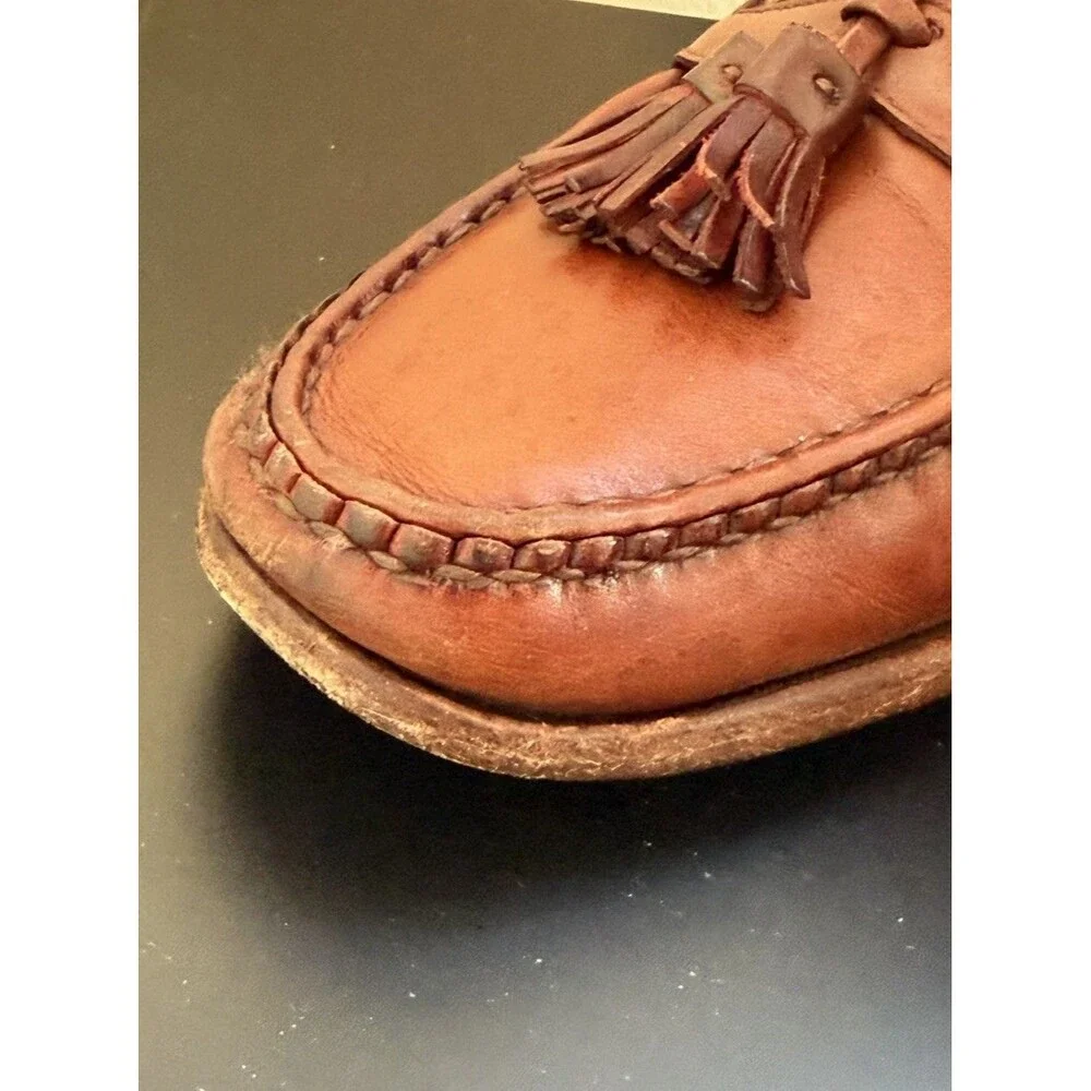 Allen Edmonds Maxfield Men's Sz 8.5 D  Woven Tassel Loafer made in USA Casual
